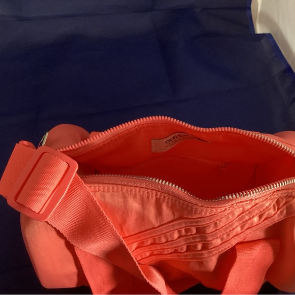 Fluo Pink Bright Adidas Mini Duffle Nylon Bag - Picture 6 of 13